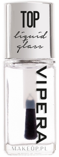 Nabłyszczający top coat do paznokci - Vipera Top Coat Liquid Glass — Zdjęcie 929 - Clear