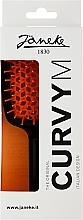 Szczotka do włosów, czarna i pomarańczowa - Janeke CurvyM Extreme Volume Brush  — Zdjęcie N2