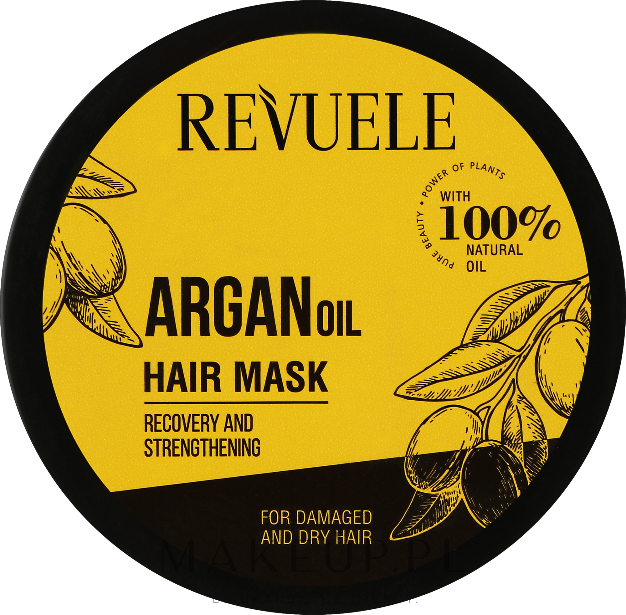 Maska do włosów z olejkiem arganowym - Revuele Argan Oil Active Hair Mask  — Zdjęcie 360 ml