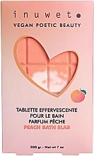 Kup Musujące tabletki do kąpieli Brzoskwinia - Inuwet Tablette Bath Bomb Peach