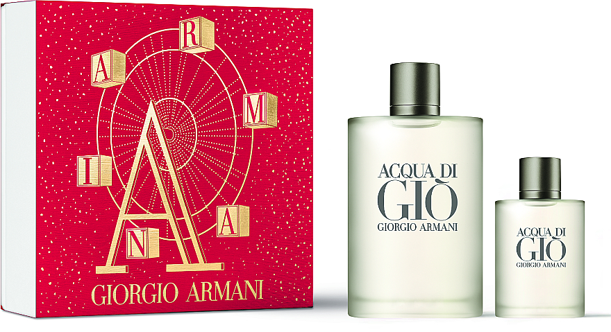 Giorgio Armani Acqua Di Gio Pour Homme - Zestaw (edt 100 ml + edt 30 ml) — Zdjęcie N1