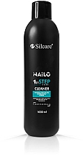 Profesjonalny preparat do ekstremalnego odtłuszczania płytki paznokcia naturalnego - Silcare Nailo 1st Step Cleaner Pro-Vita — Zdjęcie N3