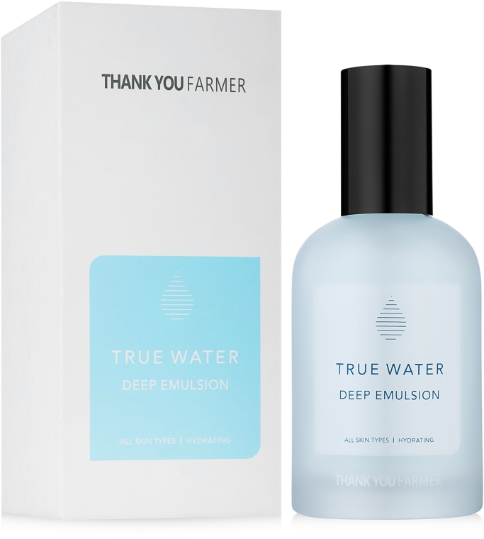 Głęboko nawilżająca emulsja do twarzy - Thank You Farmer True Water Deep Emulsion — Zdjęcie N1