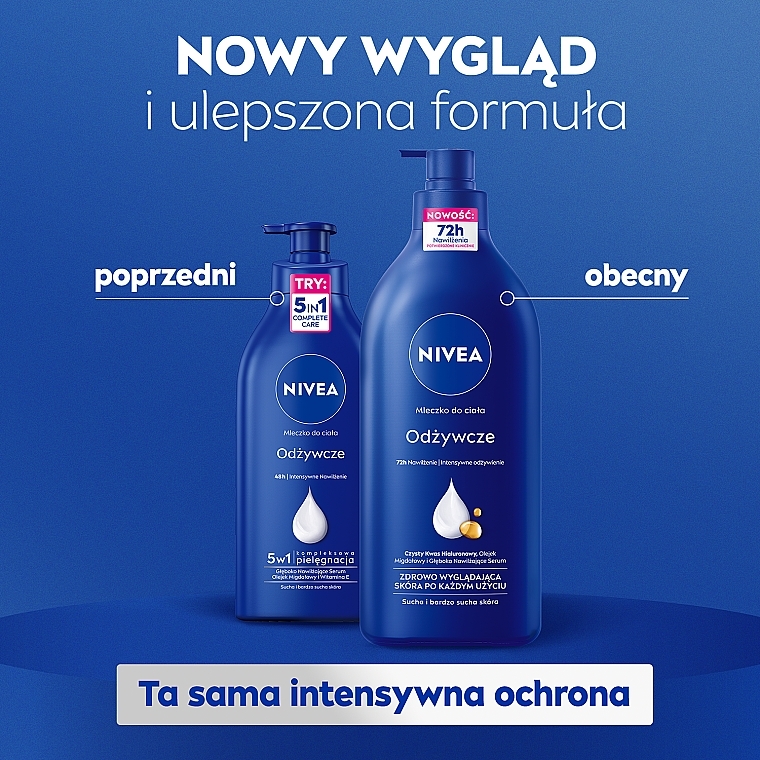 Odżywcze mleczko do ciała z pompką - NIVEA Nourishing Richly Caring Body Lotion — Zdjęcie N4