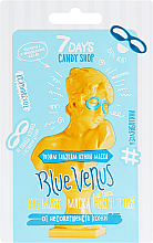 Kup PRZECENA! Maska na oczy z olejkiem migdałowym i ekstraktem z jagód - 7 Days Candy Shop Blue Venus Eye Mask *