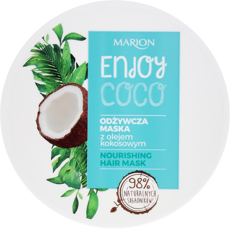 Odżywcza maska do włosów z olejem kokosowym - Marion Enjoy Coco