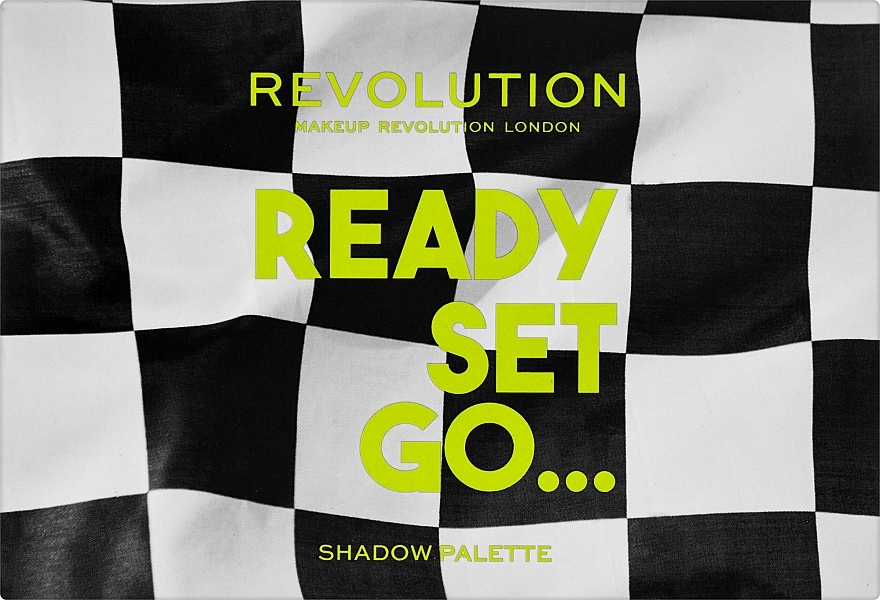 Paleta cieni - Makeup Revolution Power Shadow Palette Ready Set Go — Zdjęcie N2
