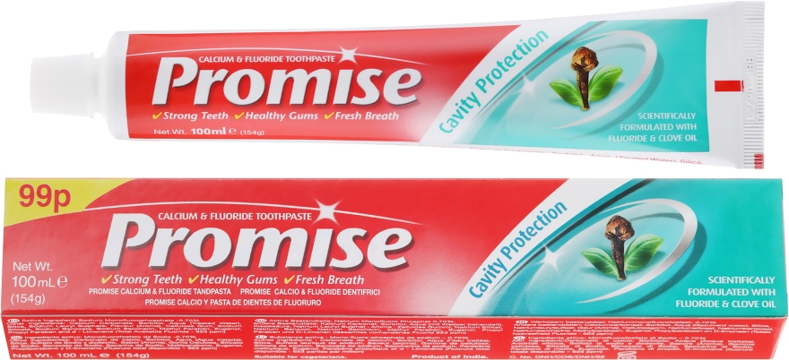 Pasta do zębów Ochrona przed próchnicą - Dabur Promise — Zdjęcie N1
