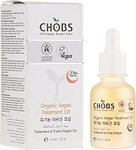 Kup Kuracja olejkowa z organicznym olejem arganowym - CHOBS Organic Argan Treatment Oil