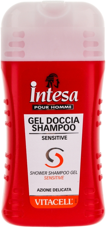 Delikatny szampon i żel pod prysznic dla mężczyzn - Intesa Vitacell Sensitive Shower Shampoo Gel — Zdjęcie N1
