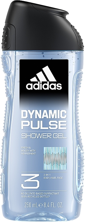 Żel pod prysznic 3 w 1 dla mężczyzn - Adidas Dynamic Pulse — Zdjęcie N1