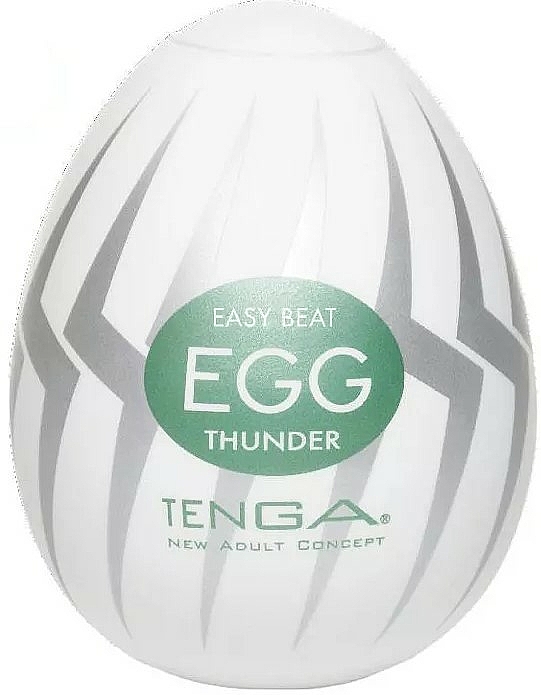 Jednorazowy masturbator w kształcie jajka - Tenga Egg Thunder — Zdjęcie N1