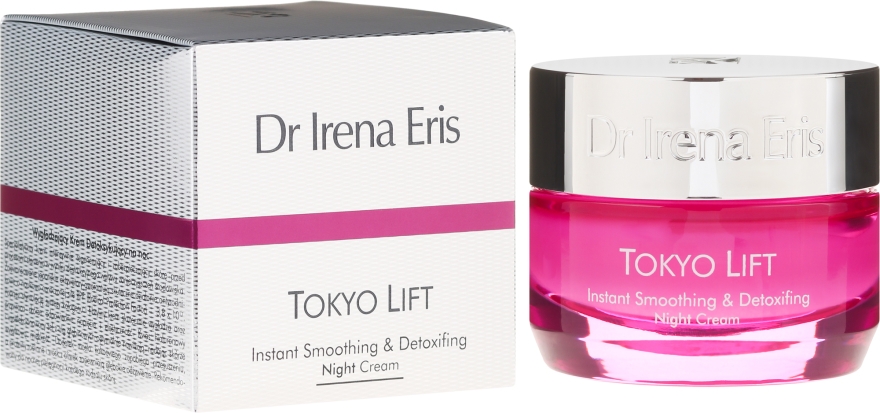 Ekspresowo wygładzający krem detoksykujący do twarzy - Dr Irena Eris Tokyo Lift Instant Smoothing & Detoxifing Night Cream — Zdjęcie N1