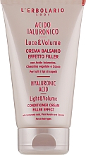 Kup Wypełniająca odżywka do włosów z kwasem hialuronowym - L’Erbolario Hyaluronic Acid Light&Volume Filler Effect Conditioner Cream