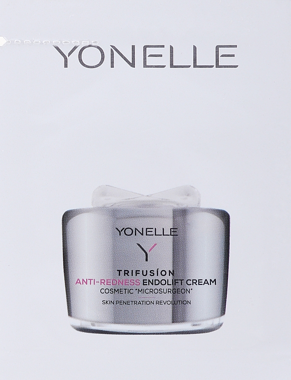 PREZENT! Endoliftingujący krem do skóry naczynkowej - Yonelle Trifusion Anti-Redness Endolift Cream (próbka) — Zdjęcie N1