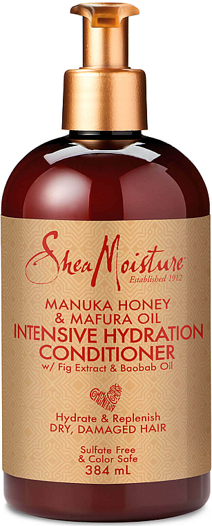 Nawilżająca odżywka do włosów - Shea Moisture Manuka Honey & Mafura Oil Intensive Hydration Conditioner — Zdjęcie N1