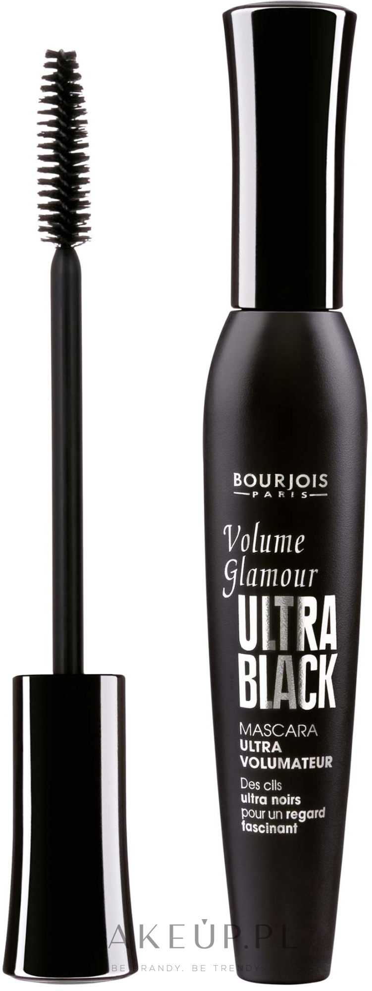 Tusz dodający rzęsom objętości - Bourjois Volume Glamour Mascara — Zdjęcie Ultra Black