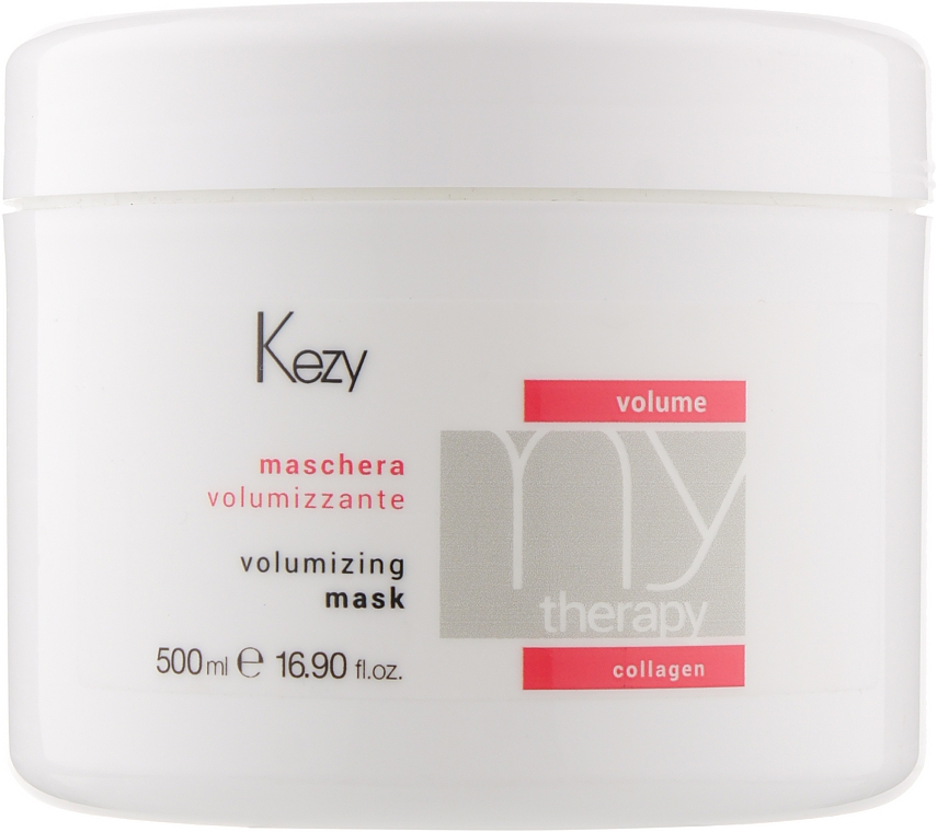 Maska zwiększająca objętość włosów z kolagenem morskim - Kezy Volume Volumizing Mask — Zdjęcie N1