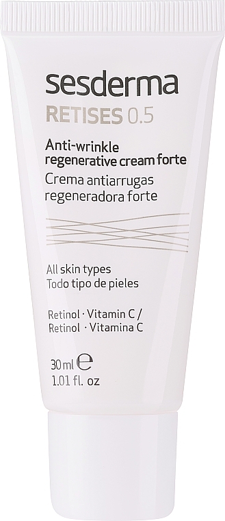 Przeciwstarzeniowy krem regenerujący do twarzy - SesDerma Laboratories Retises 0.50% Antiwrinkle Regenerative Cream Forte