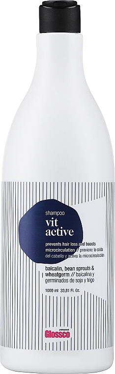 PRZECENA! Szampon przeciw wypadaniu włosów - Glossco Treatment Vit Active Shampoo  * — Zdjęcie N3