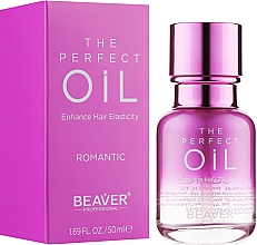 Perfumowany olejek do włosów uelastyczniający i chroniący włosy - Beaver Professional Expert Hydro The Perfect Oil Enhance Hair Elasticity Romantic — Zdjęcie N2