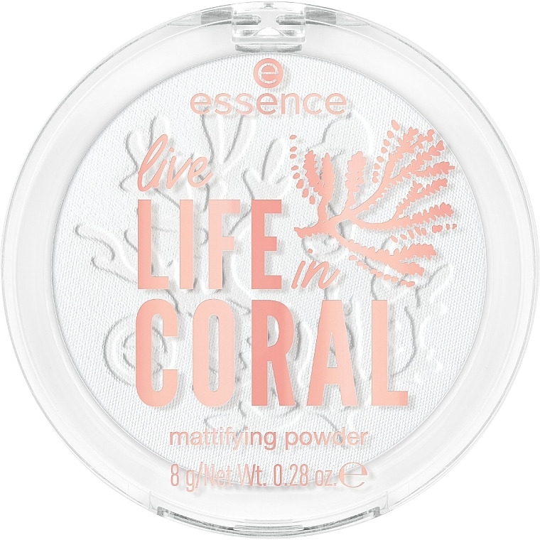 Matujący puder do twarzy - Essence Live Life In Coral Mattifying Powder — Zdjęcie N2