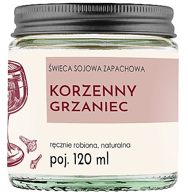 Zapachowa świeca sojowa Pikantne grzane wino - Nova Kosmetyki — Zdjęcie N1