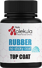 Kup Gumowy top do lakieru hybrydowego - Nails Molekula Top Coat Rubber No Sticky