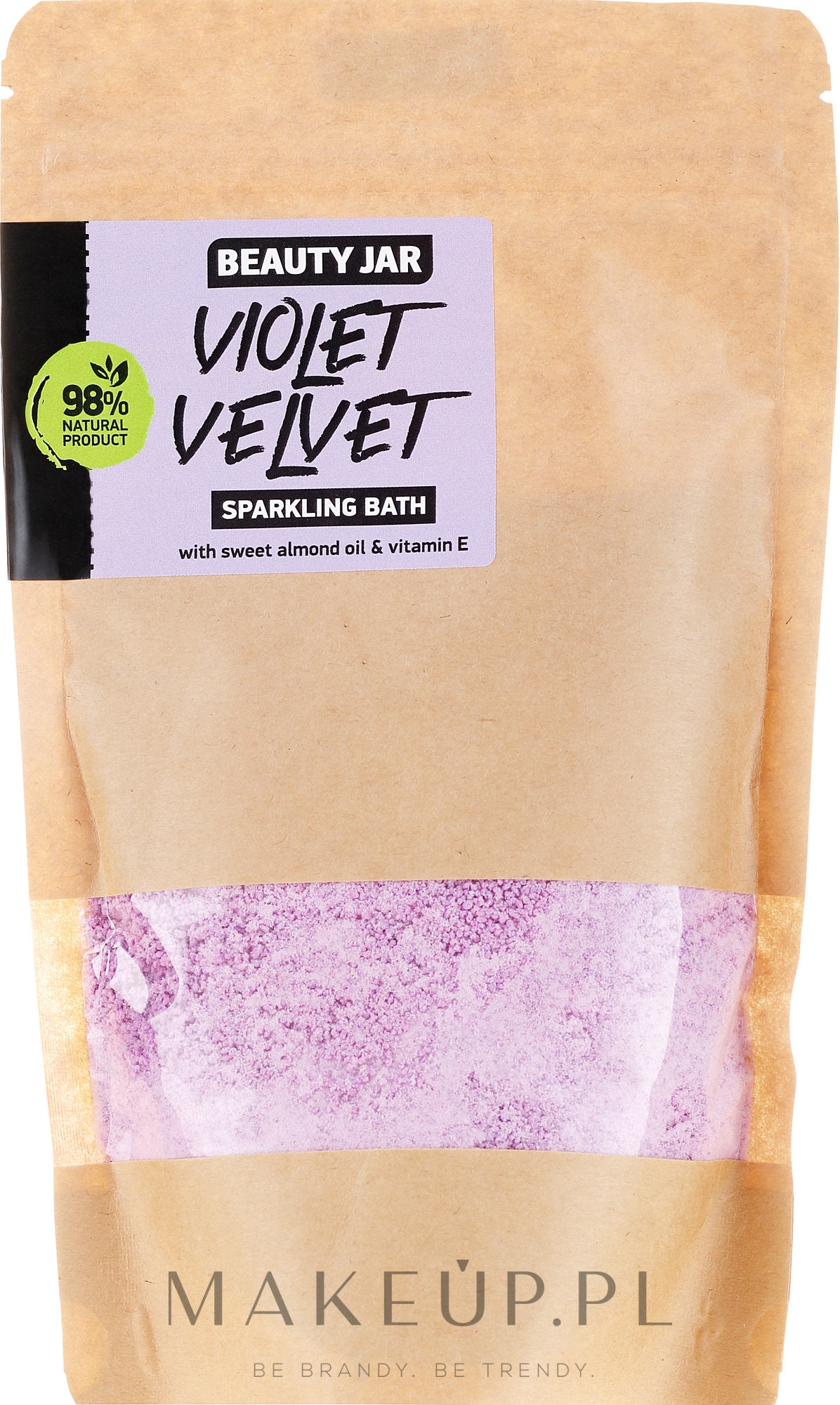 Puder do kąpieli Fioletowy aksamit - Beauty Jar Sparkling Bath Violet Velvet — Zdjęcie 250 g