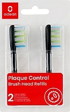 Kup Końcówki do szczoteczki elektrycznej Plaque Control Medium, 2 szt., czarne - Oclean Brush Heads Refills