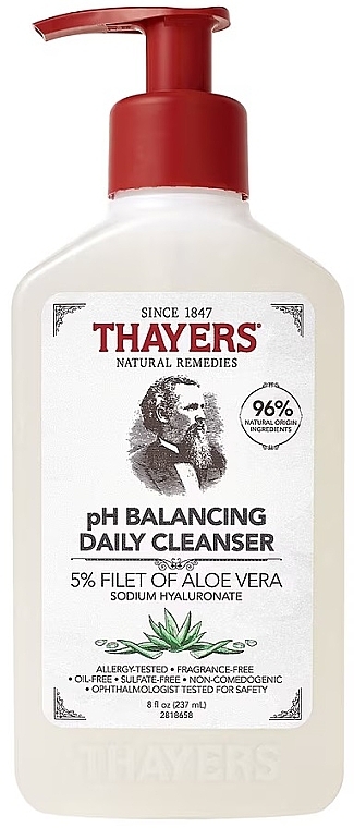 Preparat do mycia twarzy - Thayers PH Balancing Daily Cleanser — Zdjęcie N1