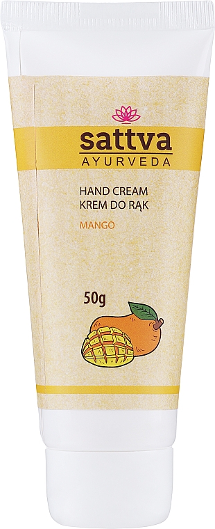 Krem do rąk Mango - Sattva Ayurveda Hand Cream Mango — Zdjęcie N1