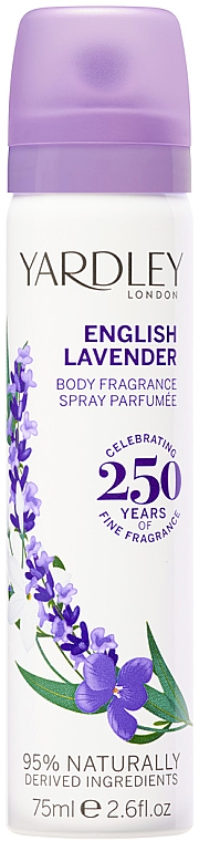 Perfumowany spray do ciała - Yardley English Lavender Refreshing Body Spray — Zdjęcie N1