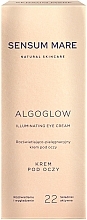 Krem rozjaśniający i pielęgnujący okolice oczu - Sensum Mare Algoglow Illuminating Eye Cream — Zdjęcie N2