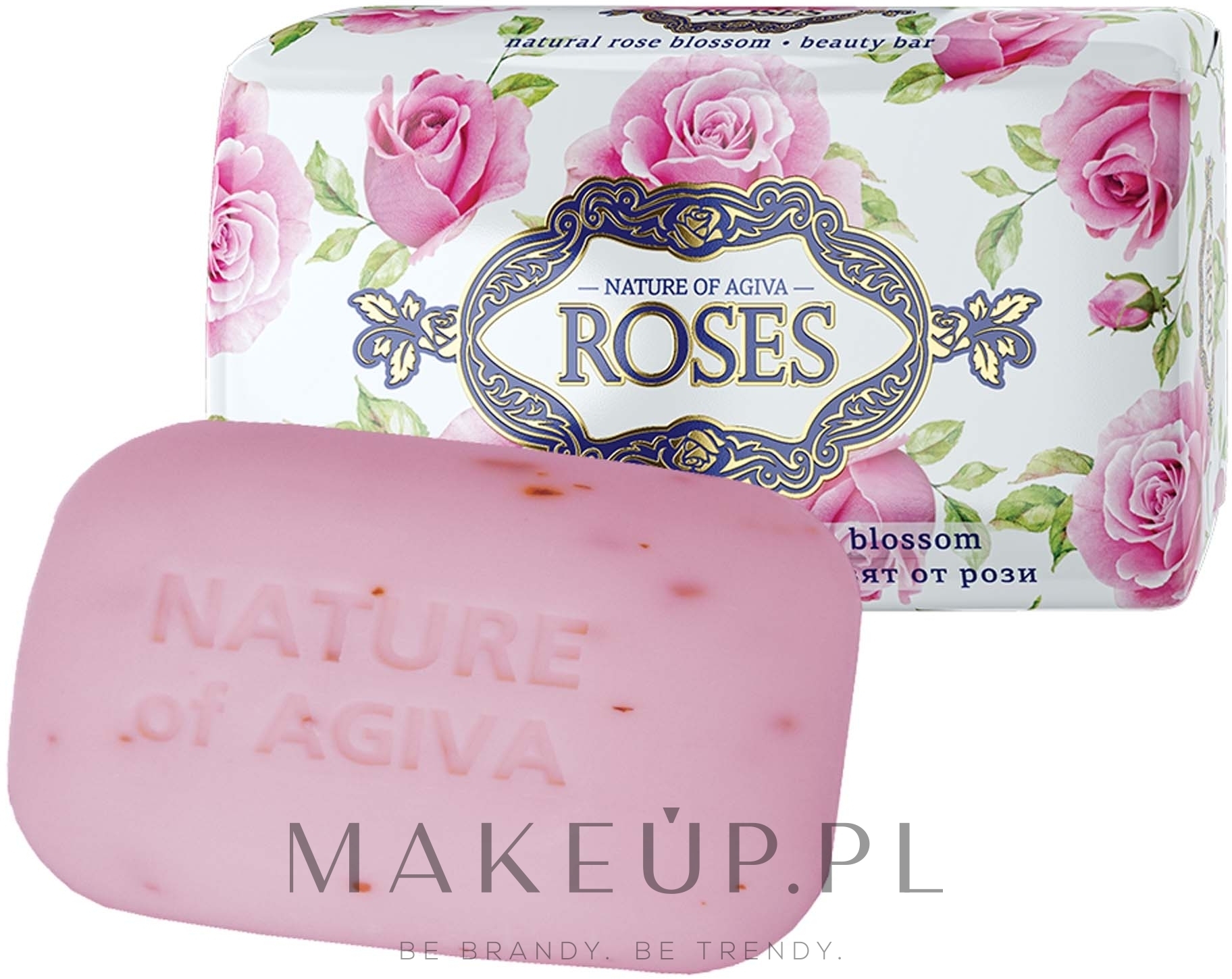 Mydło w kostce Róża - Nature of Agiva Rose Soap — Zdjęcie 150 g