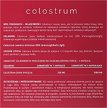 Kapsułki na wzmocnienie odporności - Laborell Colostrum Suplement Diety 60 % Immunoglobulin — Zdjęcie N2