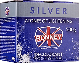Puder rozjaśniający włosy o 7 tonów - Ronney Professional Dust Free Bleaching Powder Classic — Zdjęcie N4