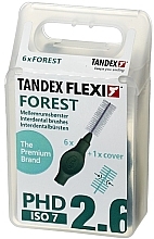 Kup Szczoteczki międzyzębowe 1,2 mm, zielone, 6 szt. - Tandex Flexi Forest