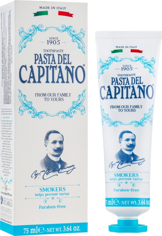 Pasta do zębów dla palaczy - Pasta Del Capitano Smokers Toothpaste