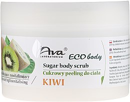 Cukrowy peeling do ciała Kiwi - Ava Laboratorium Eco Body — Zdjęcie N2