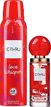 C-Thru Love Whisper - Zestaw (edt 30 ml + deo/spray 150 ml) — Zdjęcie N2