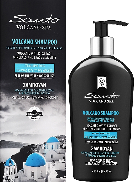 Szampon do wszystkich rodzajów włosów - Santo Volcano Spa Shampoo for All Hair Types — Zdjęcie N2