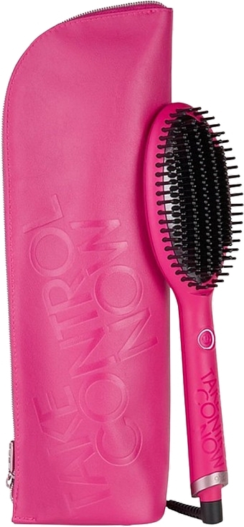 Szczotka do prostowania - Ghd Glide Hot Brush Pink Edition — Zdjęcie N2