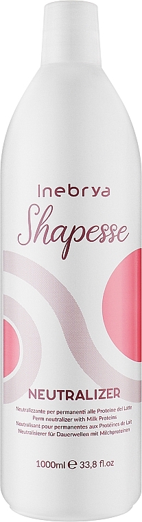 Neutralizator z proteinami mleka - Inebrya Shapesse Neutralizer With Milk Protein — Zdjęcie N1