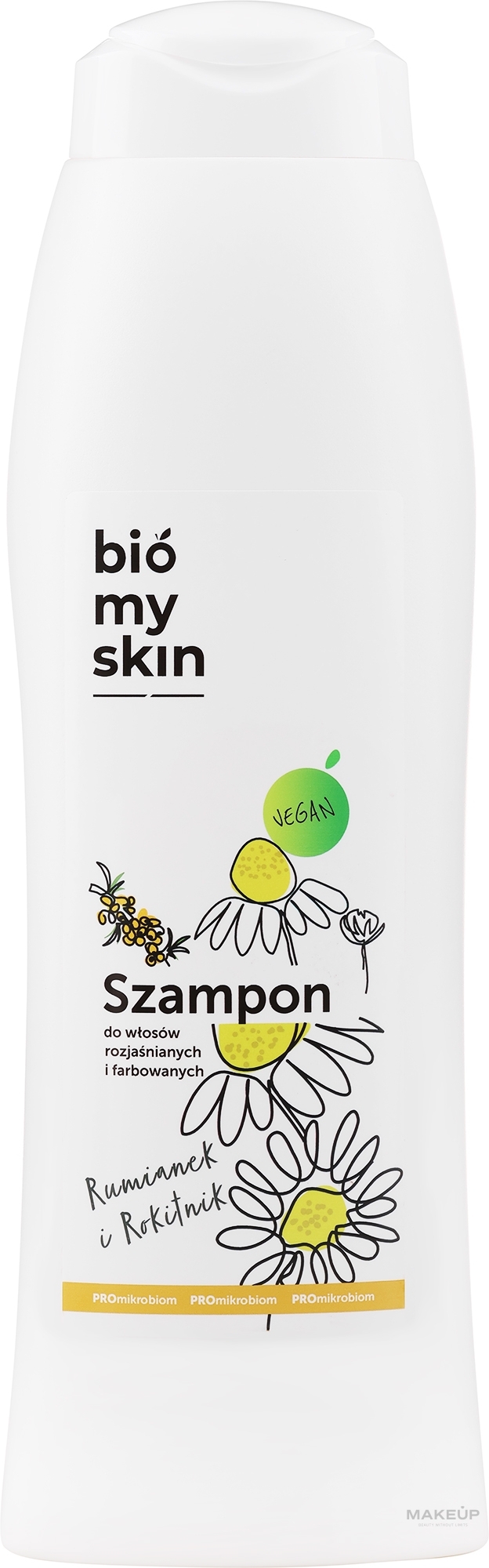 Szampon do włosów rozjaśnianych i farbowanych Rumianek i rokitnik - Bio My Skin — Zdjęcie 1000 ml