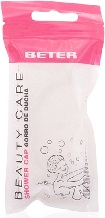 Czepek kąpielowy, różowy - Beter Beauty Care Shower Cap — Zdjęcie N2