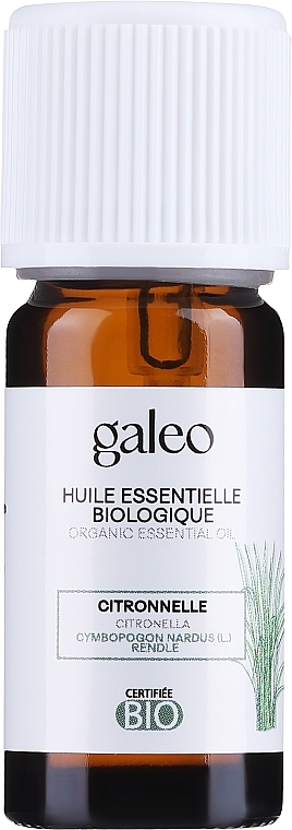 Olejek eteryczny Citronella - Galeo Organic Essential Oil Citronella — Zdjęcie N1