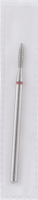 Frez diamentowy, ścięty stożek, L-8 mm, 1,8 mm, X czerwony - Head The Beauty Tools — Zdjęcie N1
