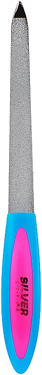 Pilnik do paznokci szafirowy, 15 cm - Silver Style — Zdjęcie N1