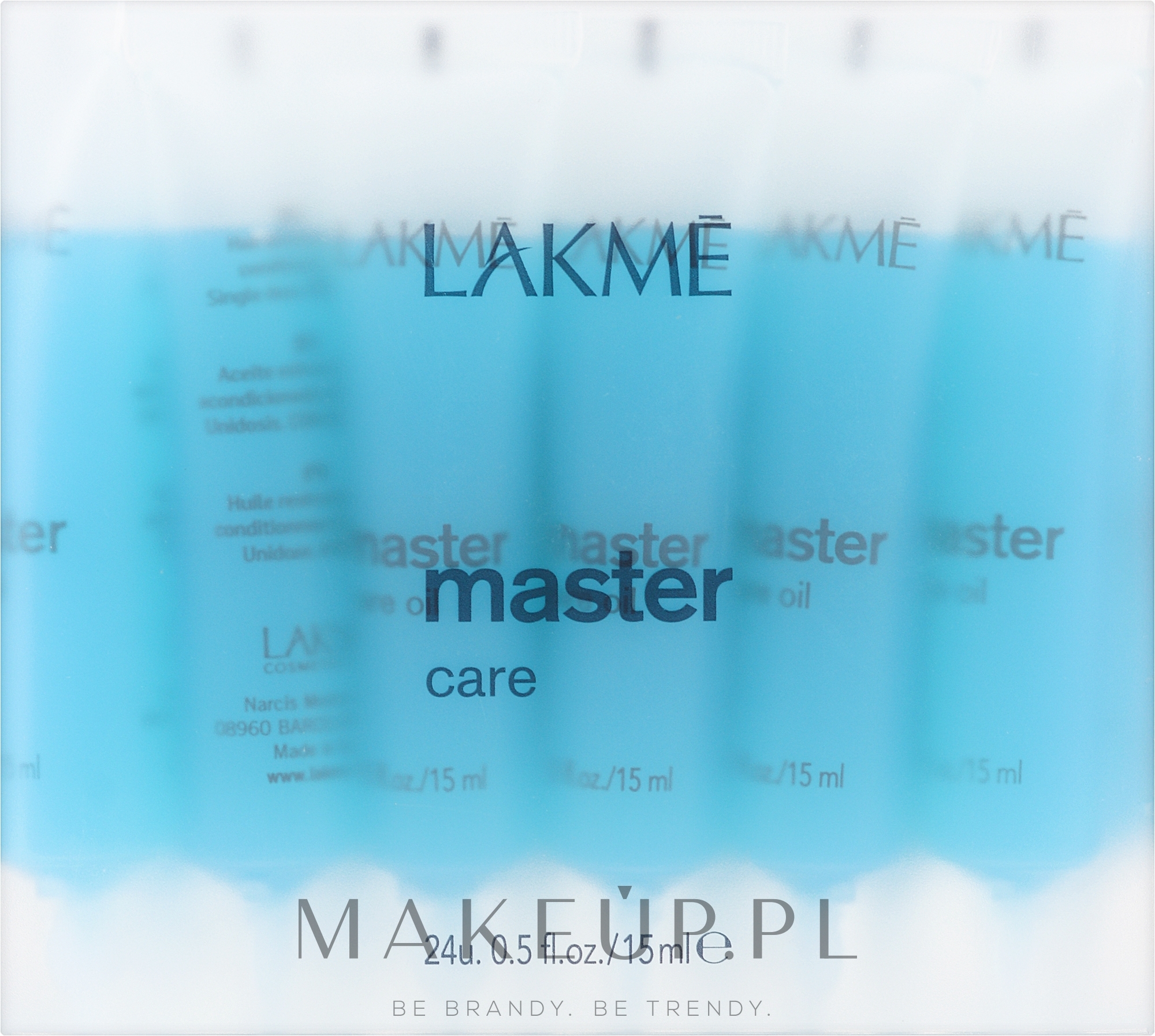Regenerujący olejek do włosów - Lakmé Master Care Oil — Zdjęcie 24 x 15 ml
